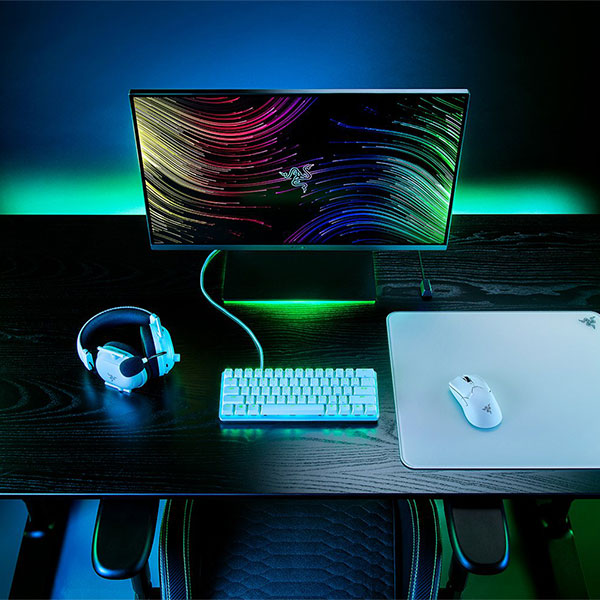 Razer Atlas Tempered Glass Gaming Mouse Pad - White (Large)
